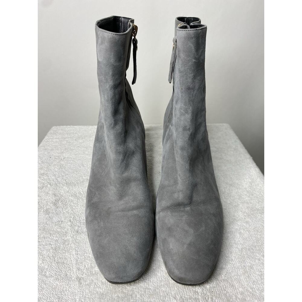M. Gemi Corsa Boots Gray Suede Leather Women's 40.5 US 9.5 Bootie Ankle Modern - Picture 8 of 12